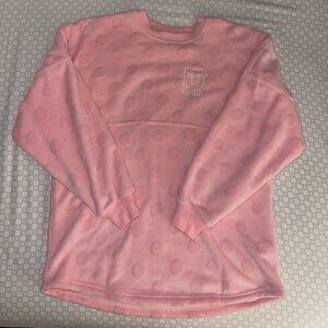 Walt Disney World Piglet Pink Fuzzy Polka Dot Spirit Jersey - Size Medium